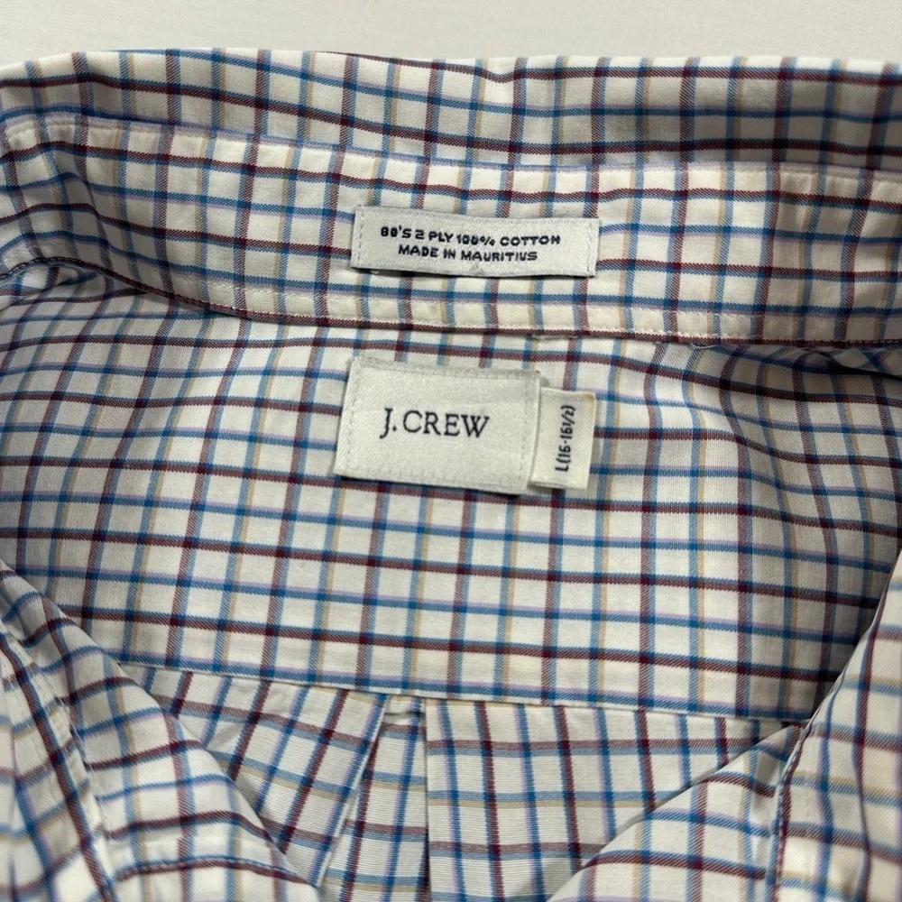 Men’s J.Crew 100 Percent Cotton Shirt Size Large (16-16 1/2)​​​
